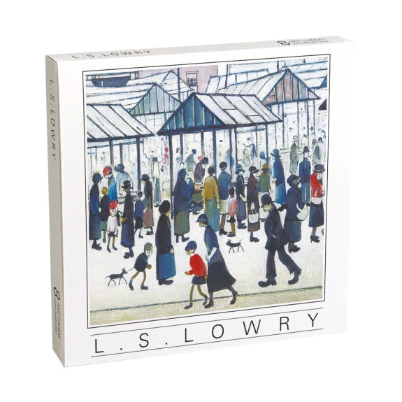L.S Lowry Set of 8 Square Notecards Wallet - Bee's Emporium