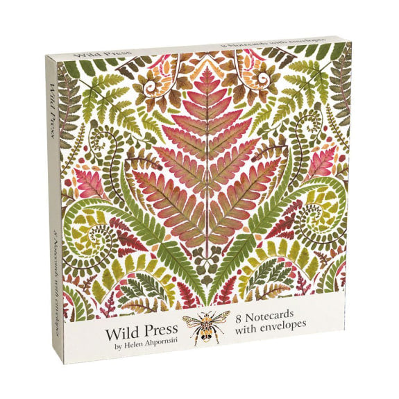 Wild Press Prints 8 Square Notecards Wallet - Bee's Emporium