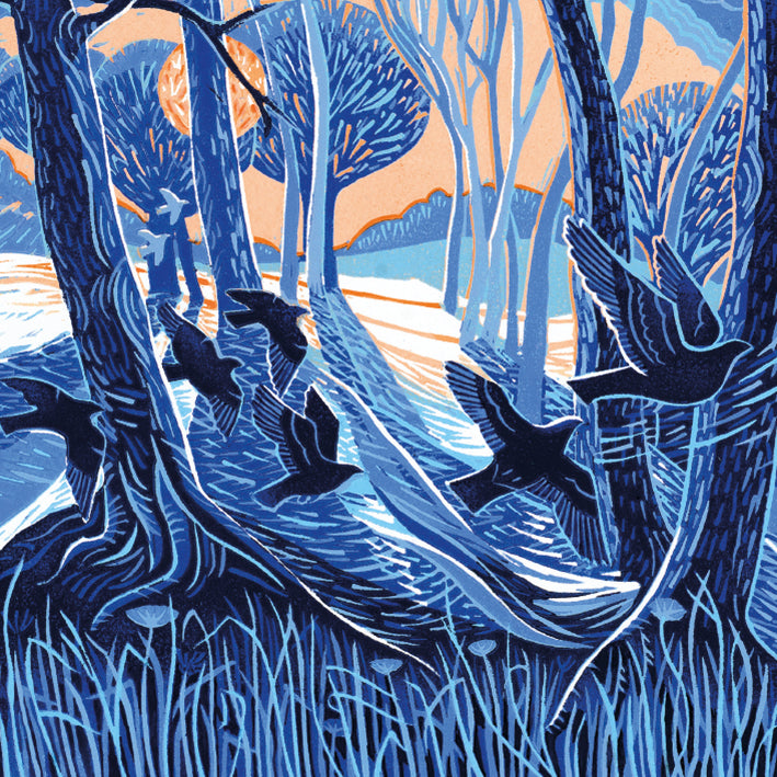Winter Landscapes by Annie Soudain Box of 20 Christmas Charity Cards - Bee's Emporium