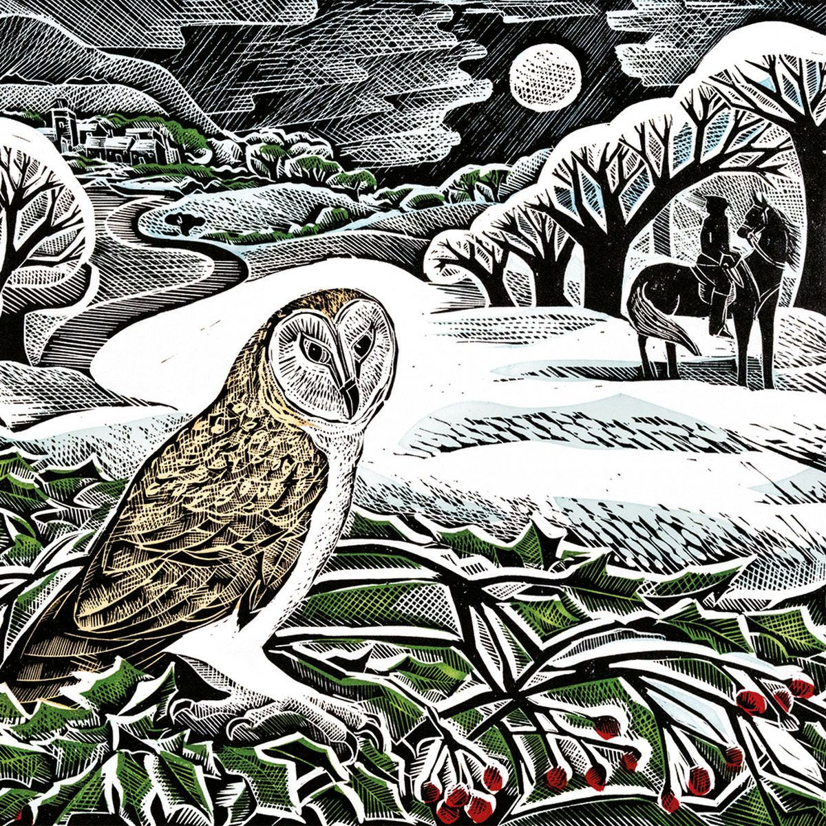 Winter Wood by Angela Harding Pack of 5 Christmas Cards