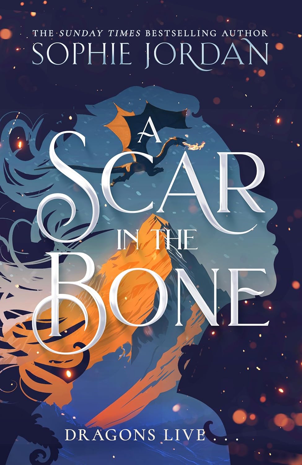 A Scar in the Bone (Book 2 of 3: Fire in the Sky) by Sophie Jordan (Hardcover)