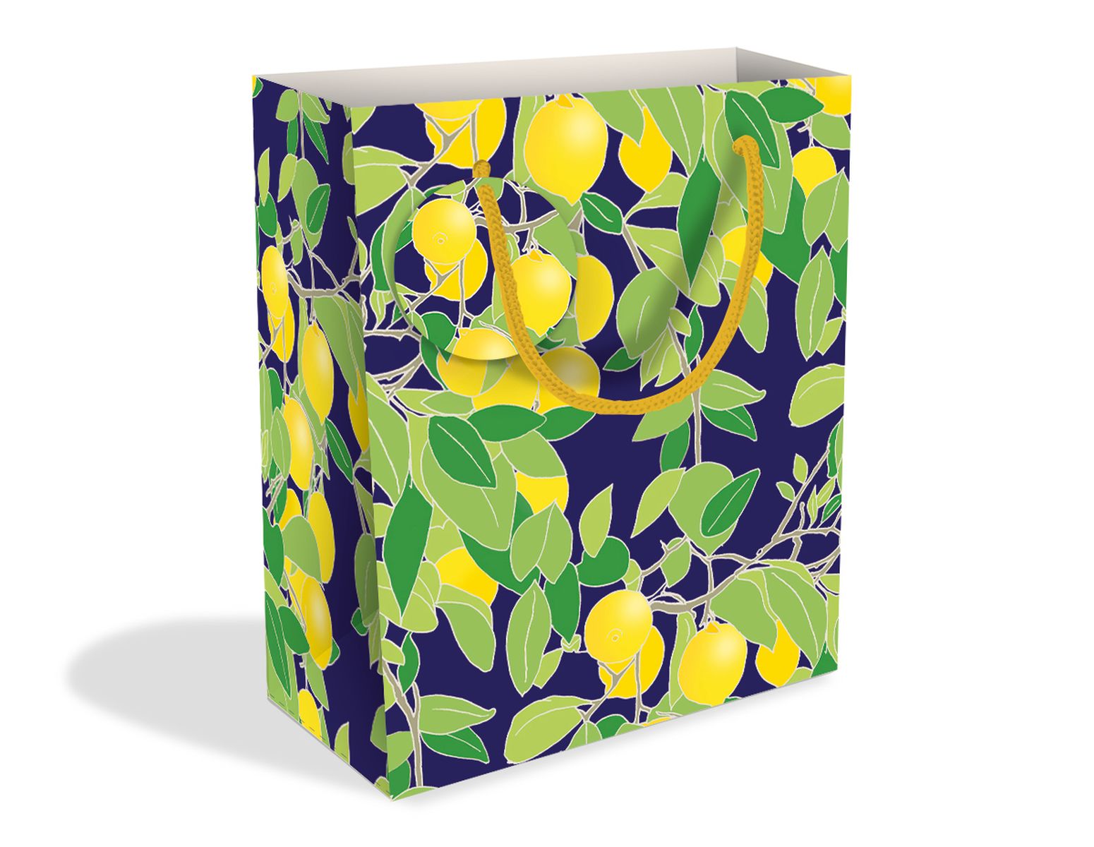 Emily Burningham Lemon Grove Medium Gift Bag with Tag