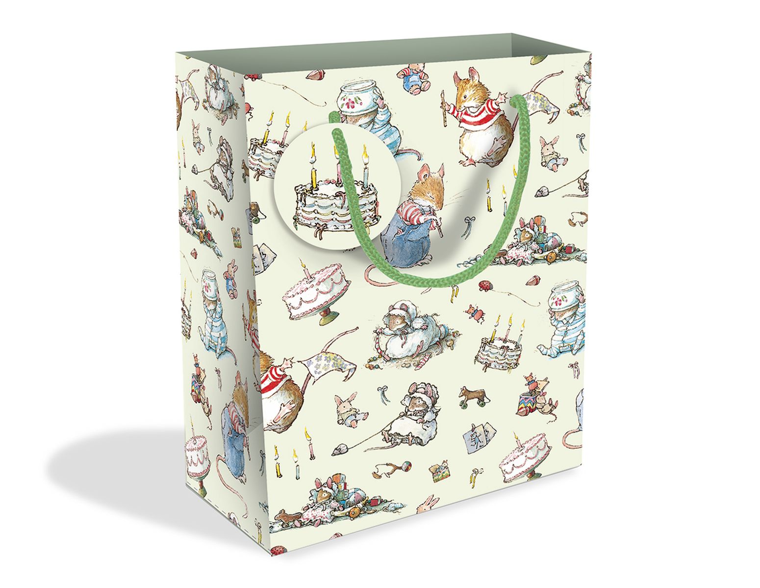 Brambly Hedge Birthday Party Medium Gift Bag with Tag - Bee's Emporium