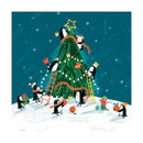 Decorating the Tree by Ag Jatkowska Pack of 8 Christmas Cards