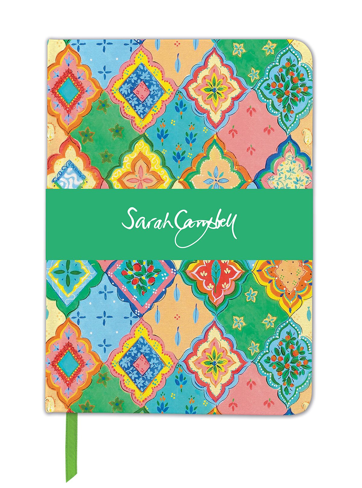 Sarah Campbell Moroccan Tiles A5 Clothbound Journal - Bee's Emporium