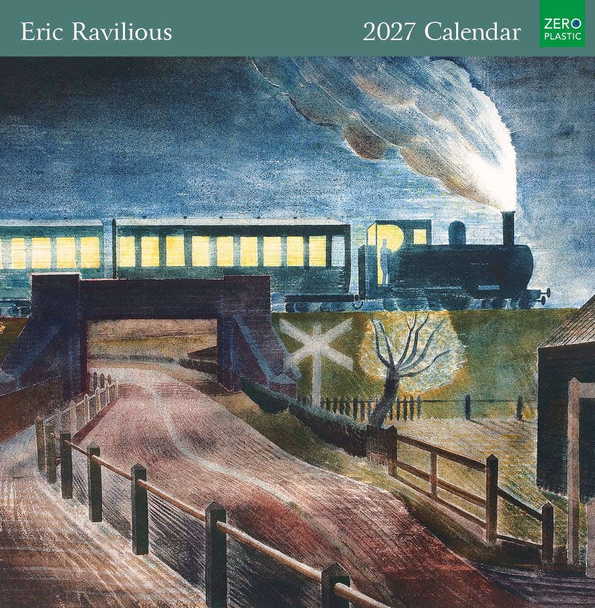 Eric Ravilious 2027 Square Wall Calendar