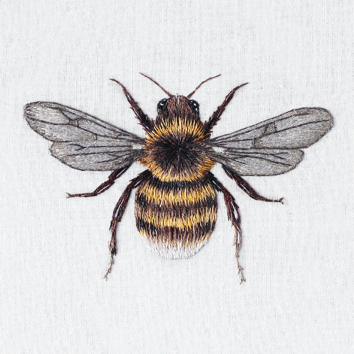 Emillie Ferris Embroidered Animals 8 Square Notecards Wallet - Bee's Emporium