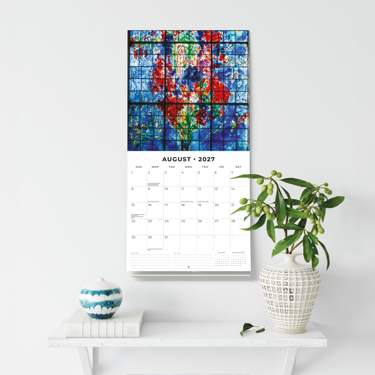 Chagall 2027 Square Wall Calendar