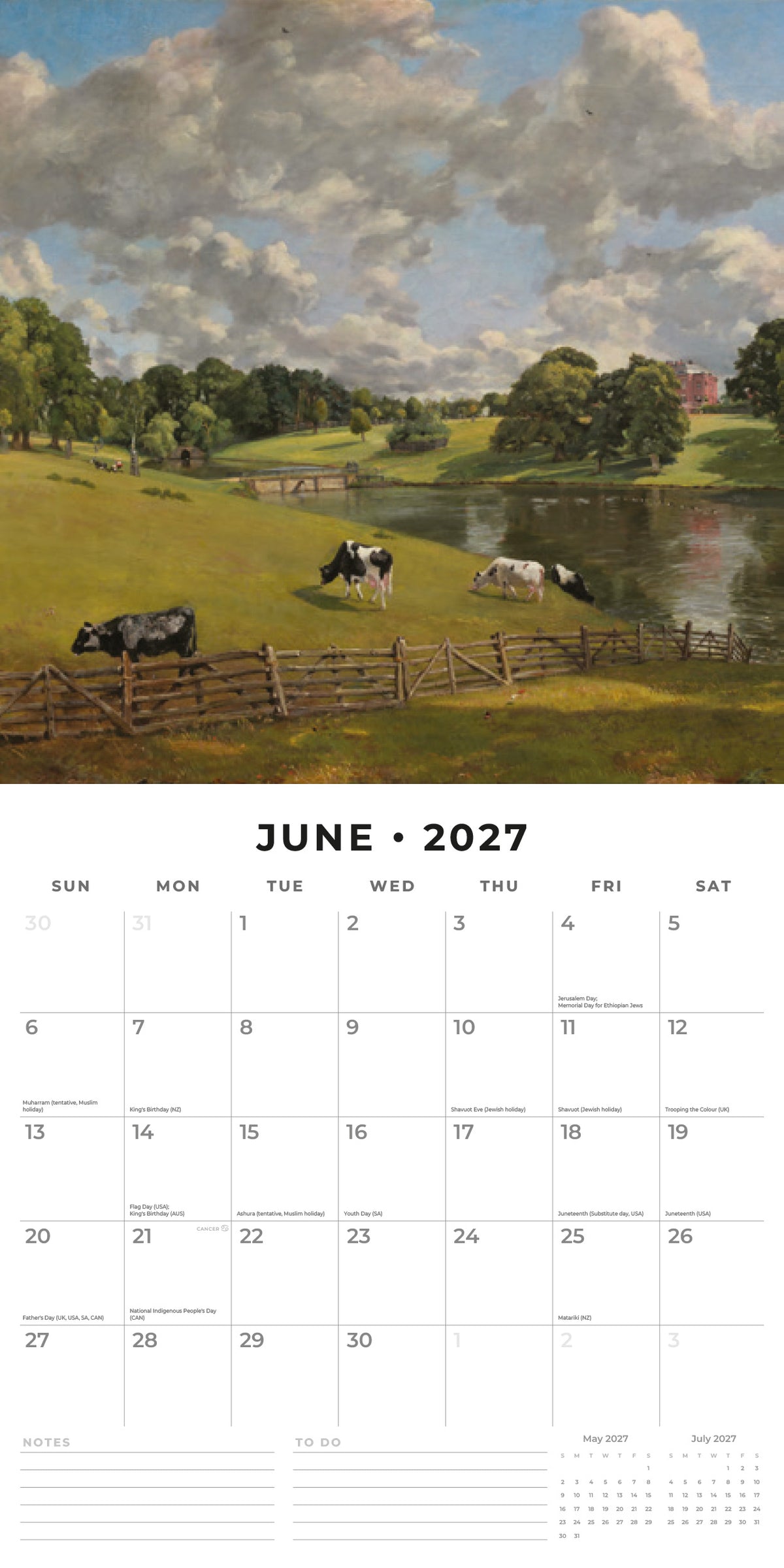 Constable 2027 Square Wall Calendar