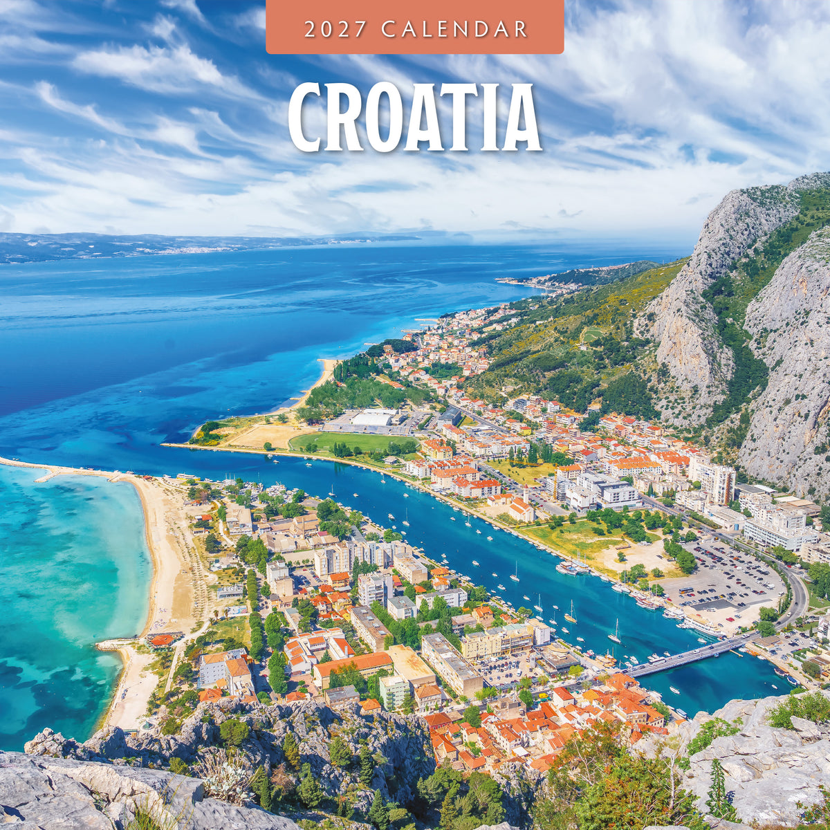 Croatia 2027 Square Wall Calendar