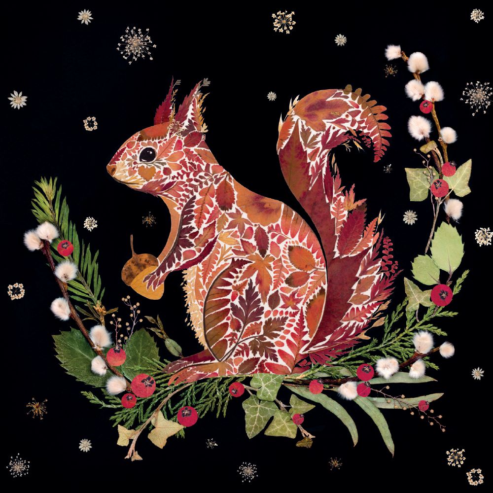 Wild Press - Winter Wild Press by Helen Ahpornsiri Box of 20 Christmas Cards - Bee's Emporium