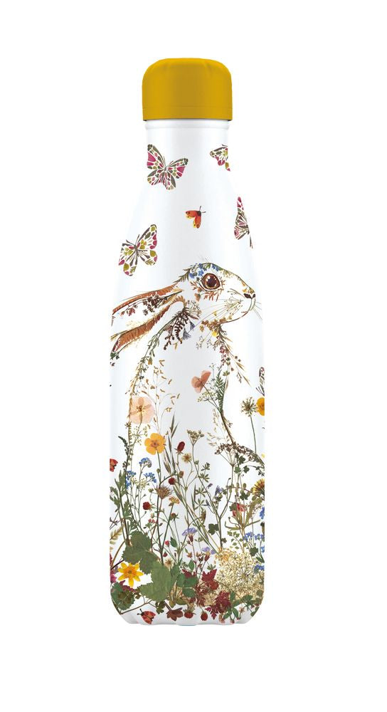 Wild Press Wildflower Hare 500ml Insulated Drinks Bottle - Bee's Emporium