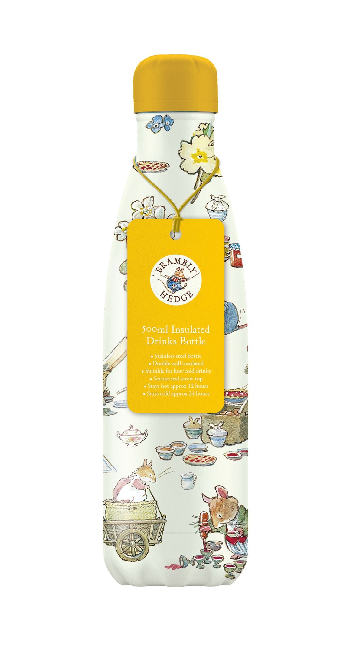 Brambly Hedge Picnic 500ml Insulated Drinks Bottle - Bee's Emporium