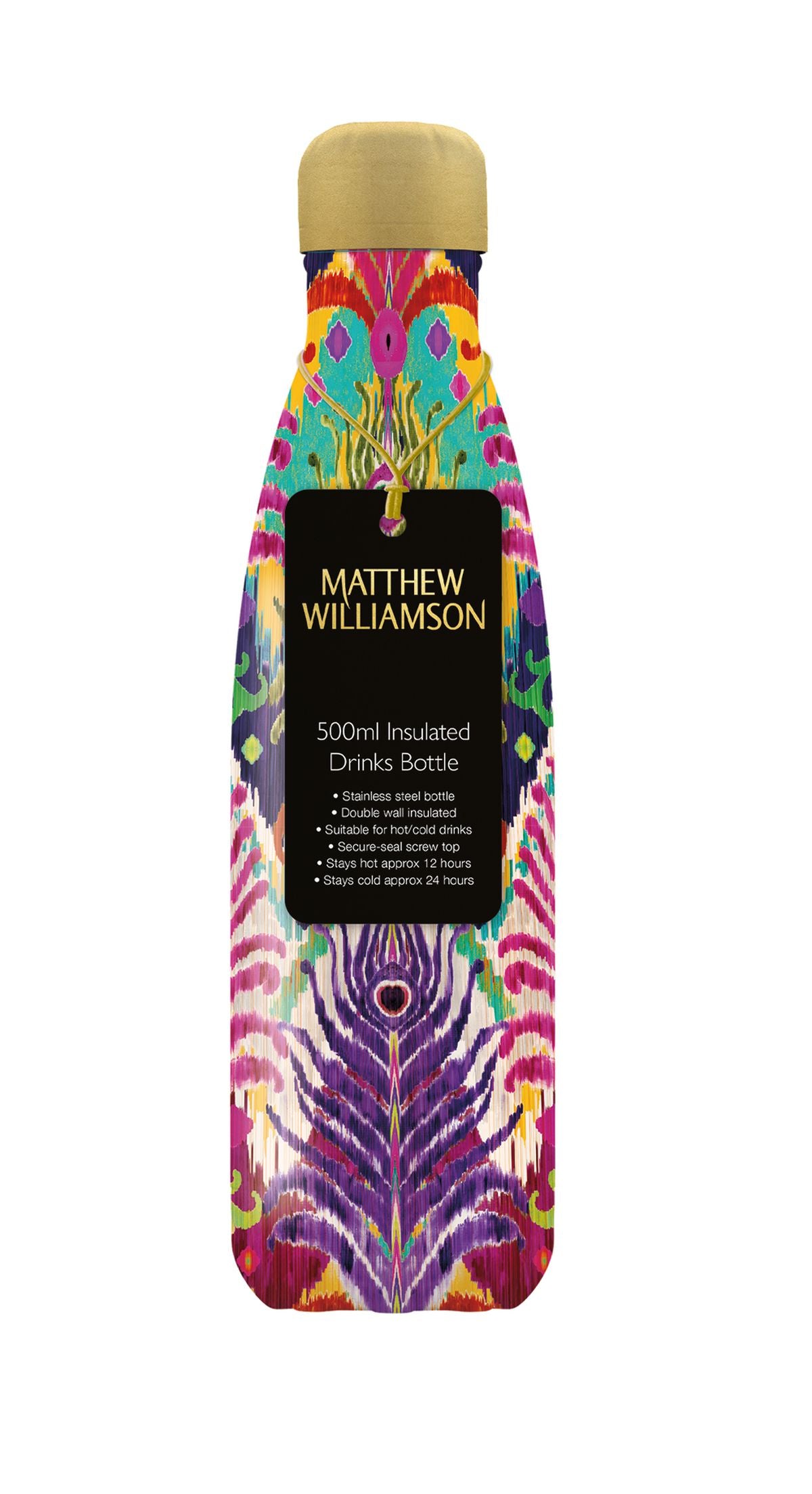 Matthew Williamson Ikat 500ml Insulated Drinks Bottle - Bee's Emporium