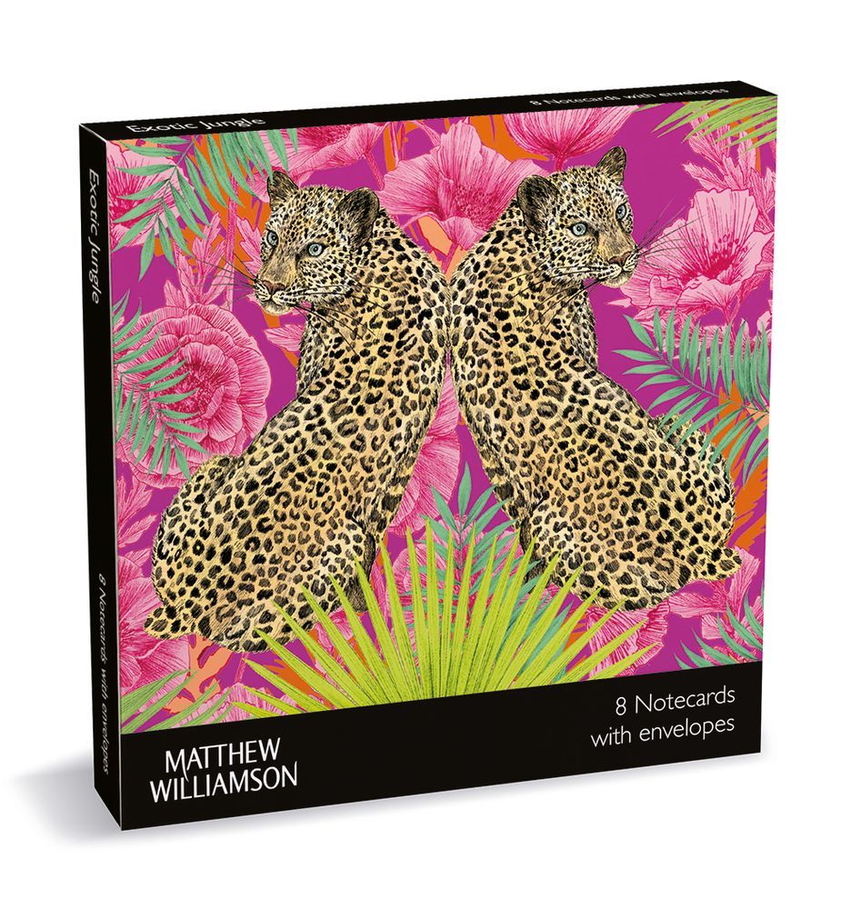 Matthew Williamson Exotic Jungle 8 Square Notecards Wallet - Bee's Emporium
