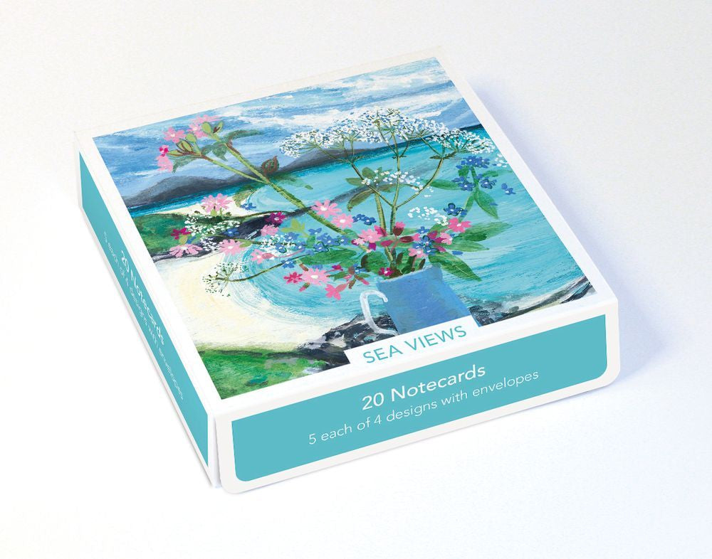 Sea Views Box of 20 Notecards with Envelopes - Bee's Emporium