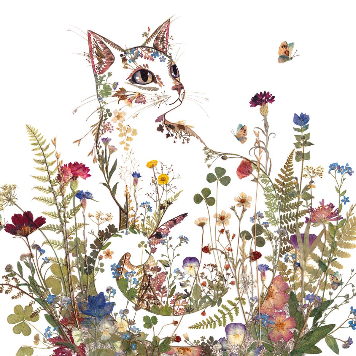 Wild Press by Helen Ahpornsiri Cottage Garden Box of 20 Notecards with Envelopes - Bee's Emporium