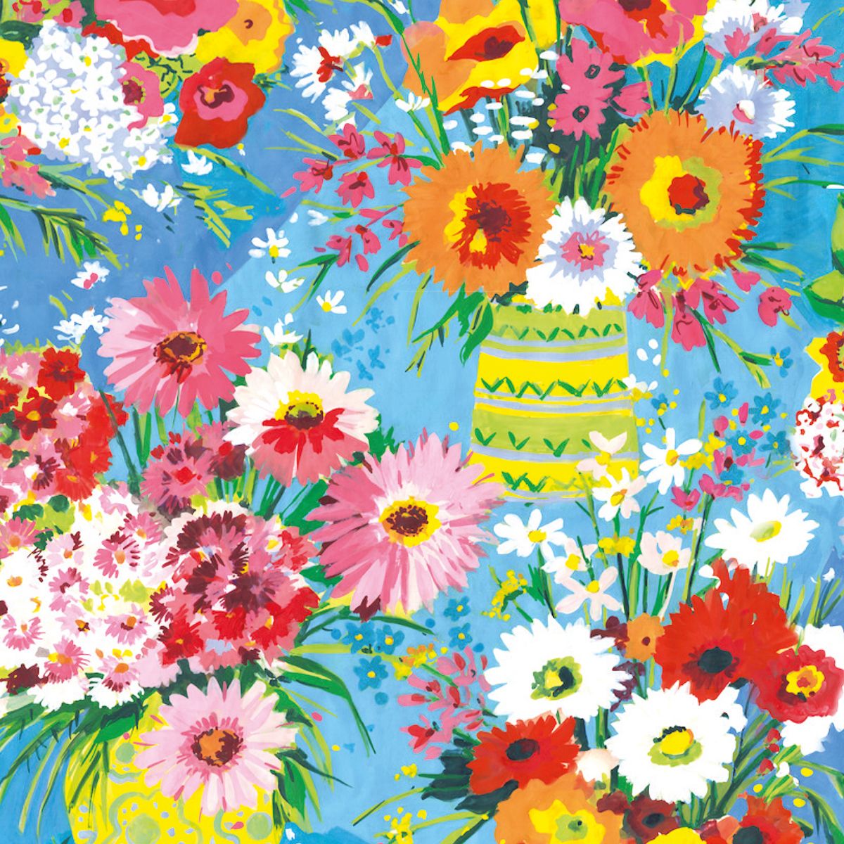 Sarah Campbell Flower Power Box of 20 Notecards with Envelopes - Bee's Emporium
