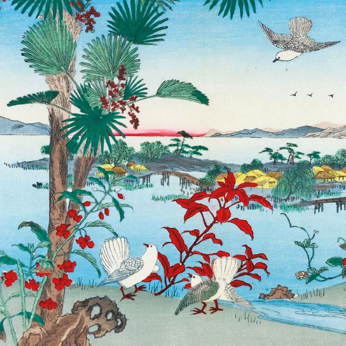 The British Museum Japanese Waterscapes Box of 20 Notecards with Envelopes - Bee's Emporium