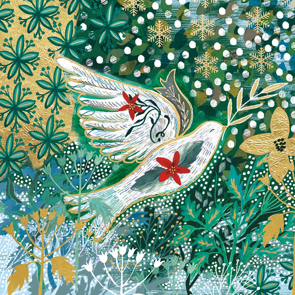 Dove of Peace by Emma Frances Grant Pack of 5 Christmas Cards