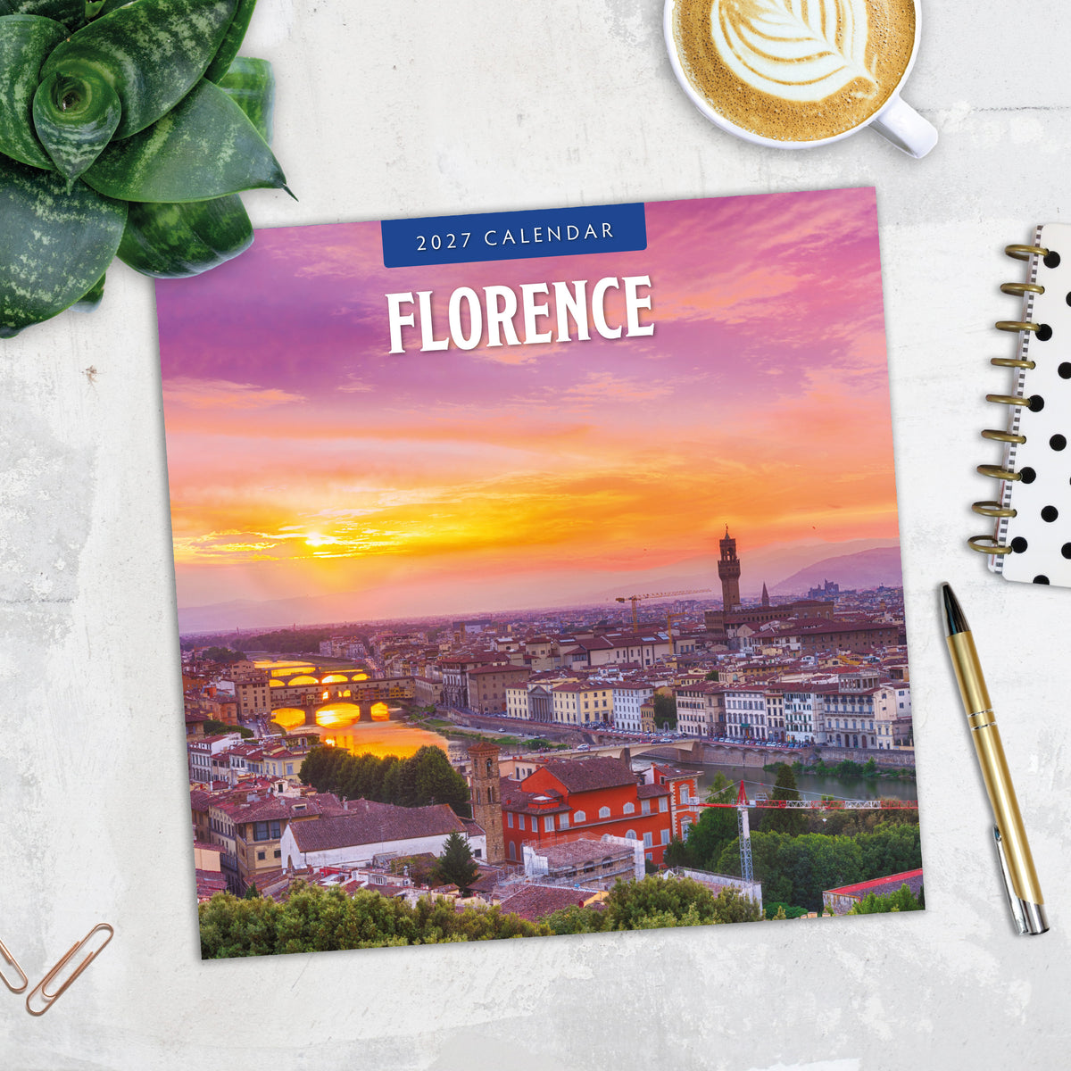Florence 2027 Square Wall Calendar