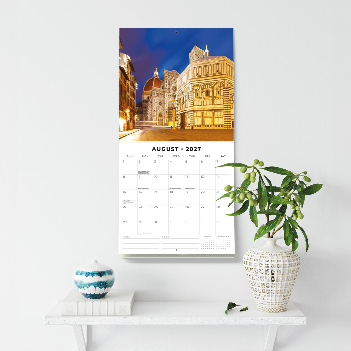 Florence 2027 Square Wall Calendar
