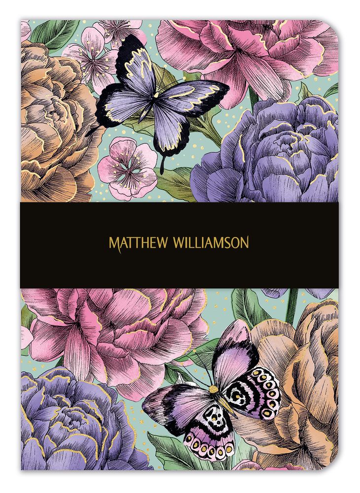 Matthew Williamson English Garden A5 Notebook - Bee's Emporium