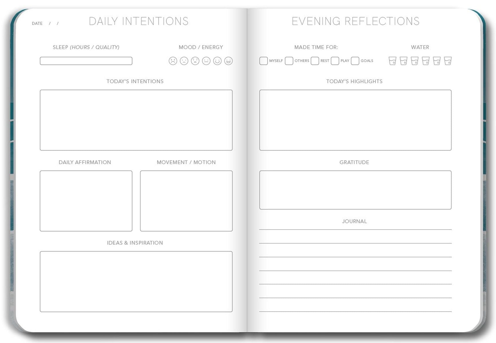 Kristian Gallagher Fabulous Ferns Wellness A5 Journal