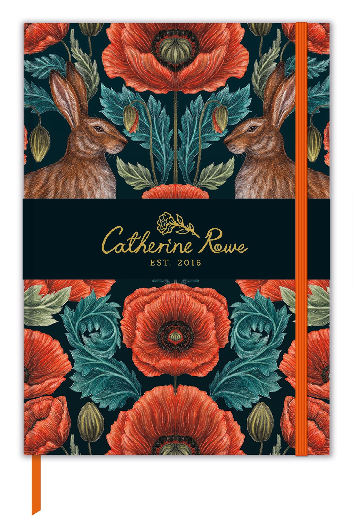 Catherine Rowe Poppy Red Deluxe Journal