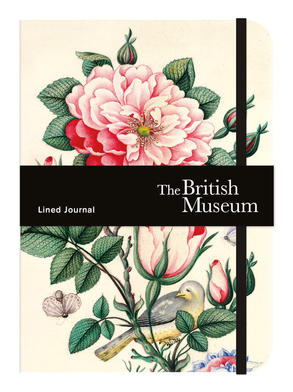The British Museum Rose and Nightingale Lined Journal - Bee's Emporium