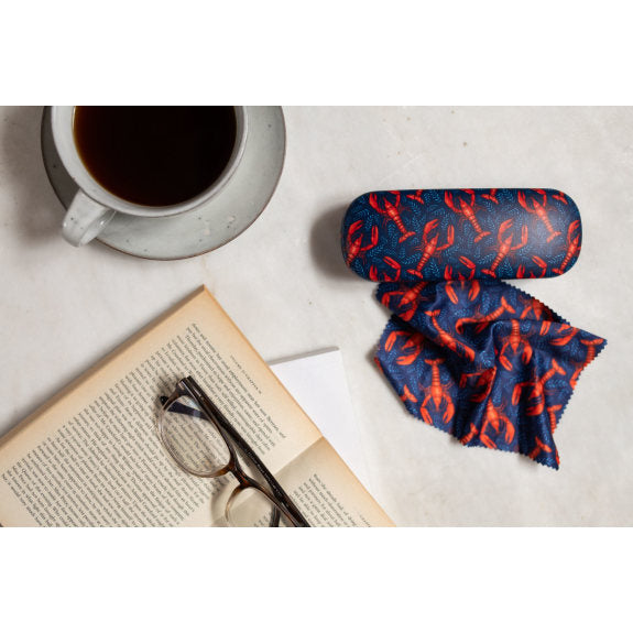 Catherine Rowe Lobsters Glasses Case - Bee's Emporium
