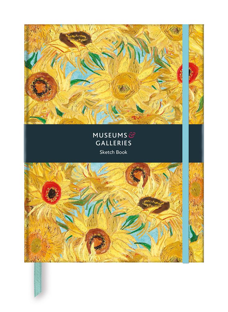 Vincent Van Gogh Vase with Twelve Sunflowers Sketch Book - Bee's Emporium