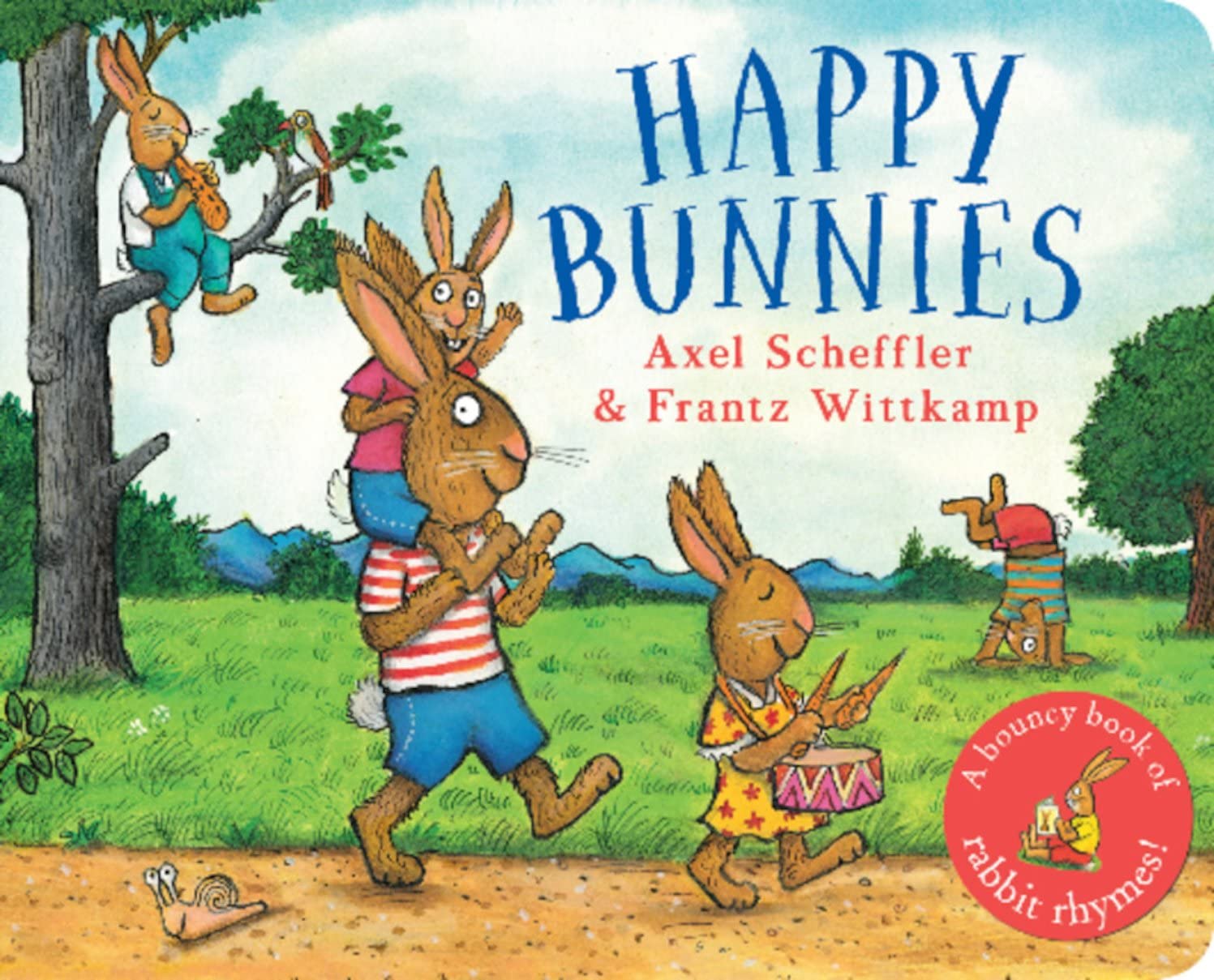 Happy Bunnies (A bouncy book of bunny rhymes) (Board Book)