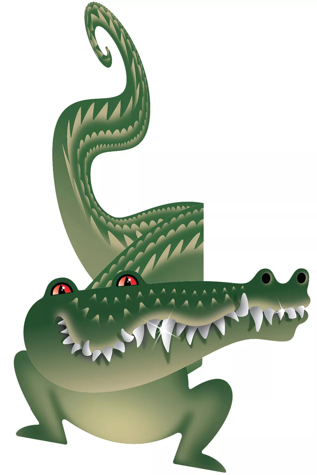 Harry the Crocodile 3D Greeting Card with Envelope - Bee's Emporium