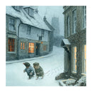 Wind in the Willows Walking Through the Village Pack of 8 Christmas Cards