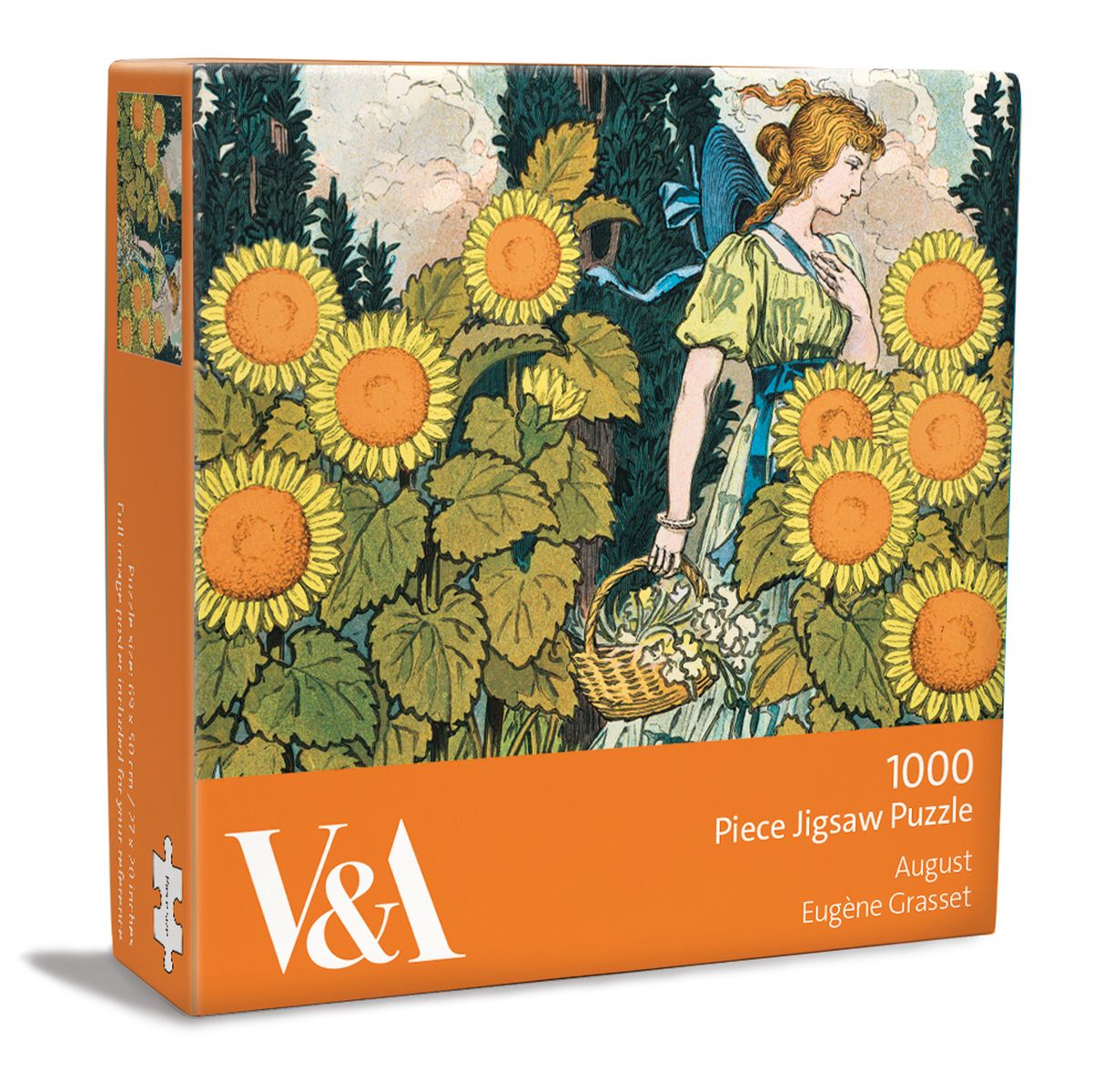 V&A August Lady by Eugene Grasset 1000 Piece Jigsaw Puzzle - Bee's Emporium