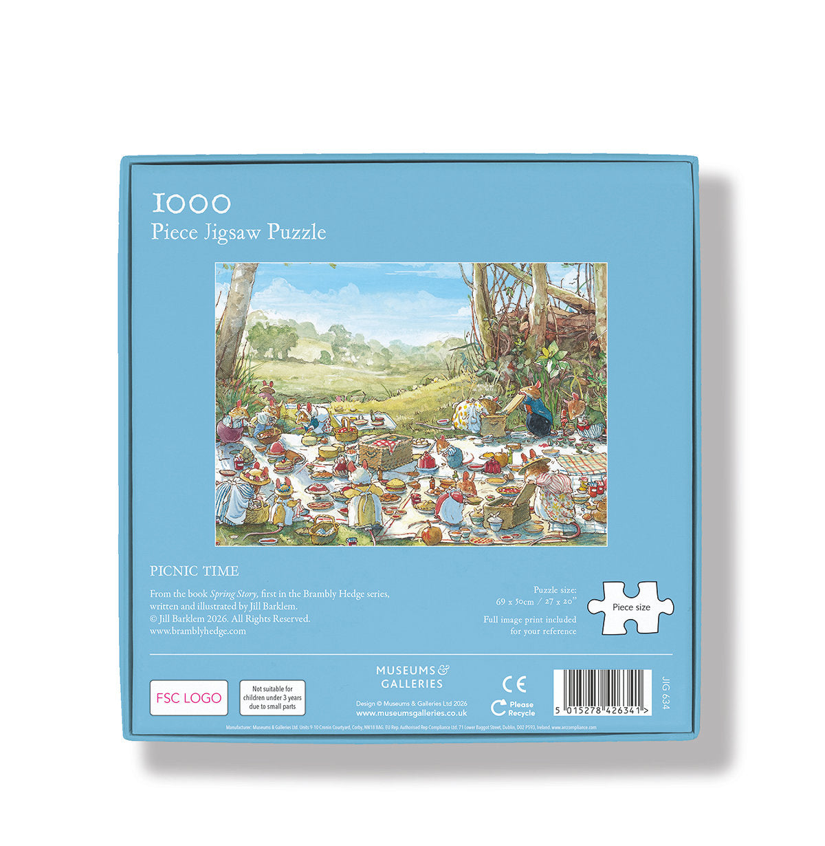 Brambly Hedge Picnic Time 1000 Piece Jigsaw Puzzle