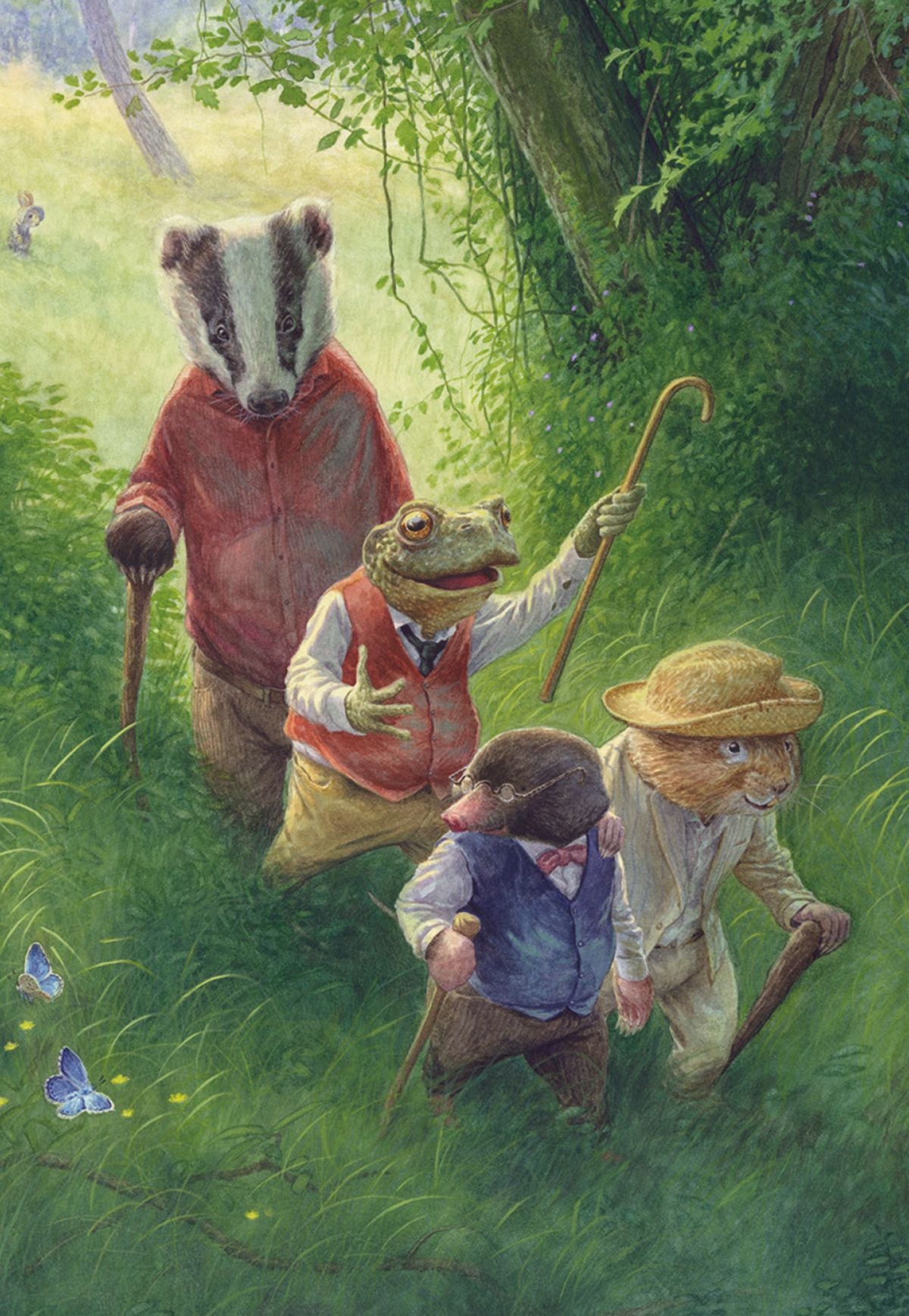Wind in the Willows by Chris Dunn 20 Mini Notecards Cube - Bee's Emporium