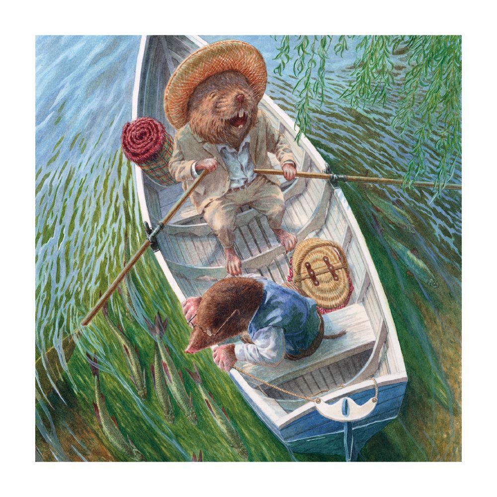 Wind in the Willows - Messing About Blank Greeting Card with Envelope - Bee's Emporium