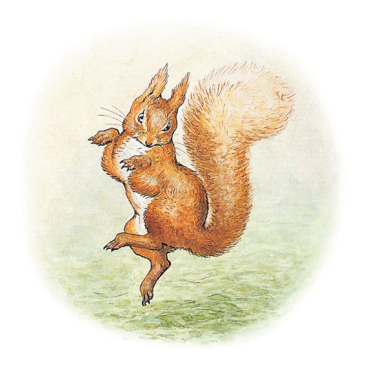 Squirrel Nutkin by Beatrix Potter Blank Greeting Card with Envelope - Bee's Emporium
