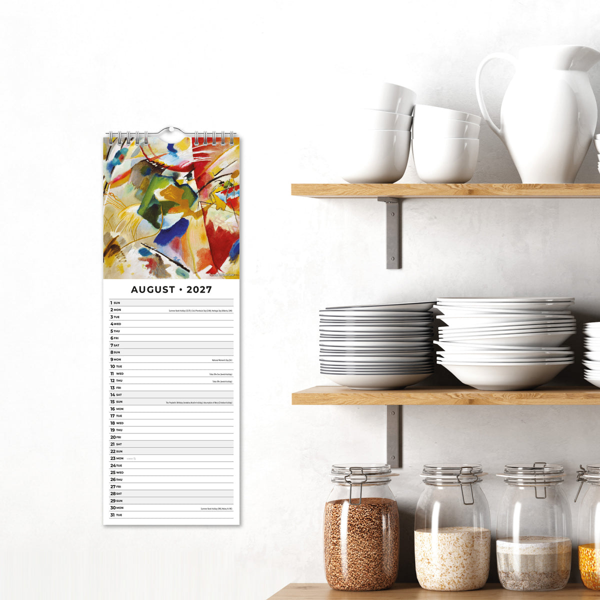 Kandinsky 2027 Slim Wall Calendar