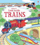 Look Inside Trains by Alex Frith (Board Book)