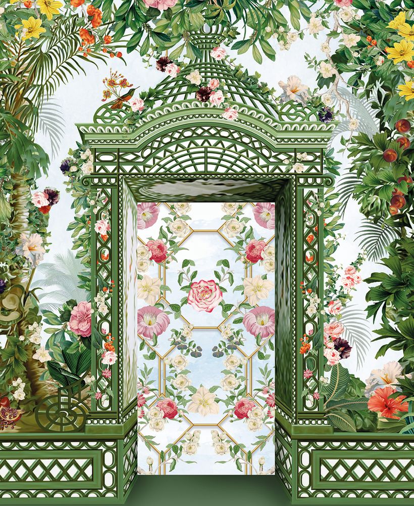High Summer by Mary Katrantzou Blank Greeting Card with Envelope