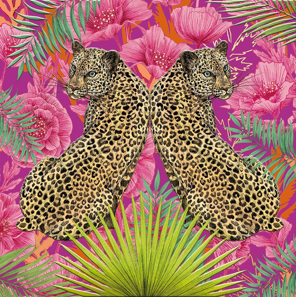 Matthew Williamson Exotic Jungle 8 Square Notecards Wallet - Bee's Emporium