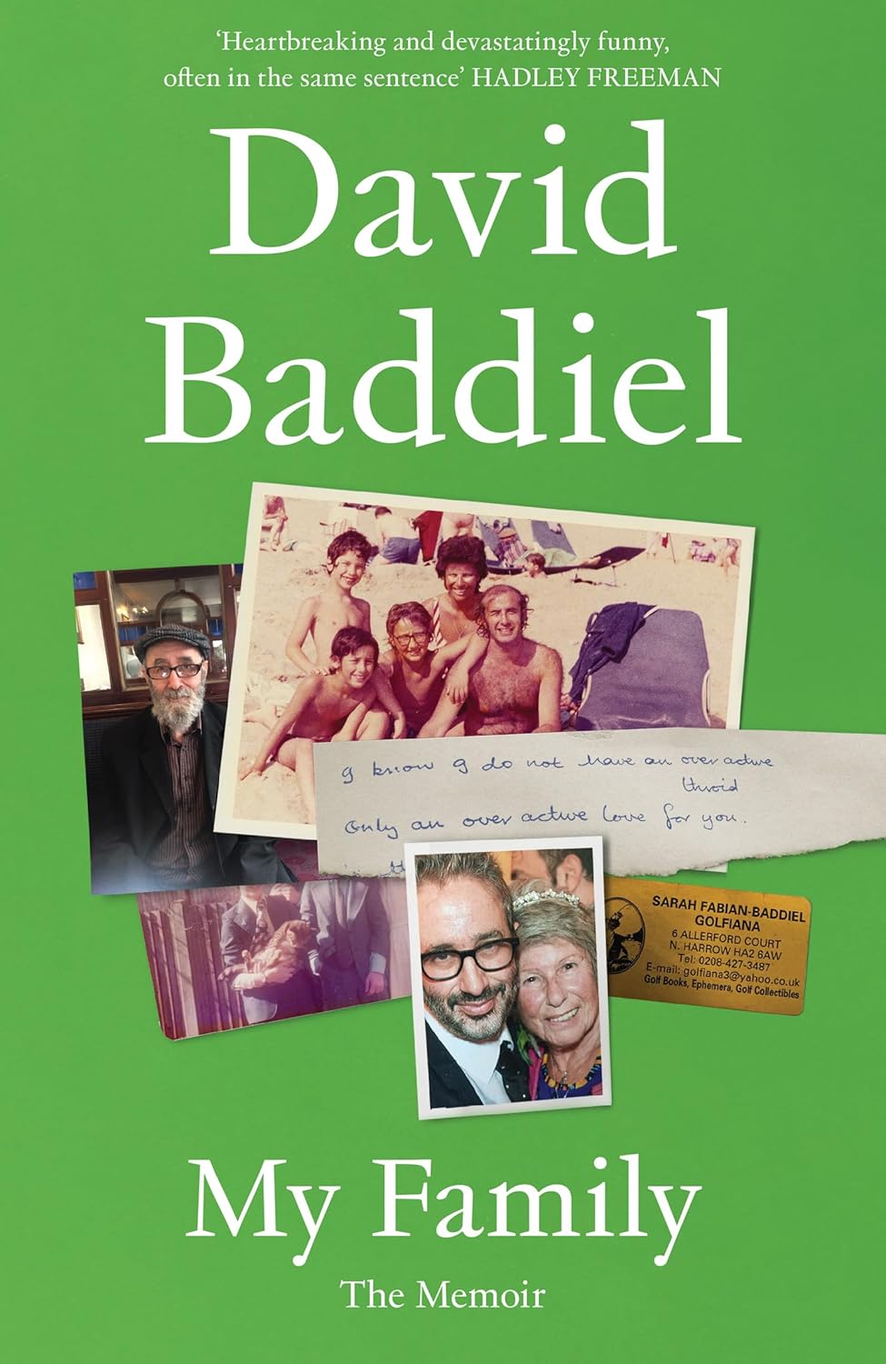 My Family: The Memoir by David Baddiel (Hardcover) - Bee's Emporium