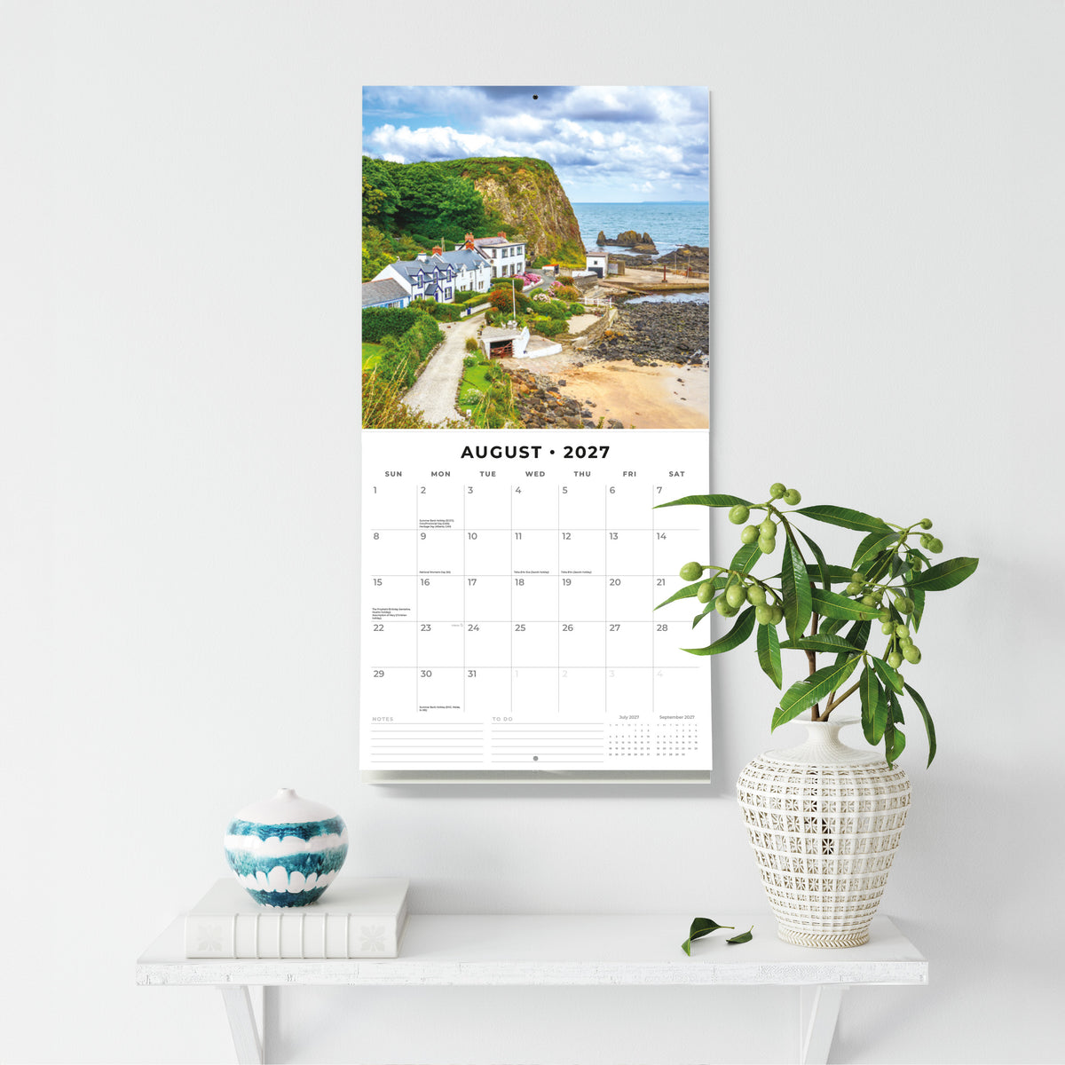 Northern Ireland 2027 Square Wall Calendar