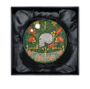 British Library Skull and Flowers Crystal Dome Paperweight