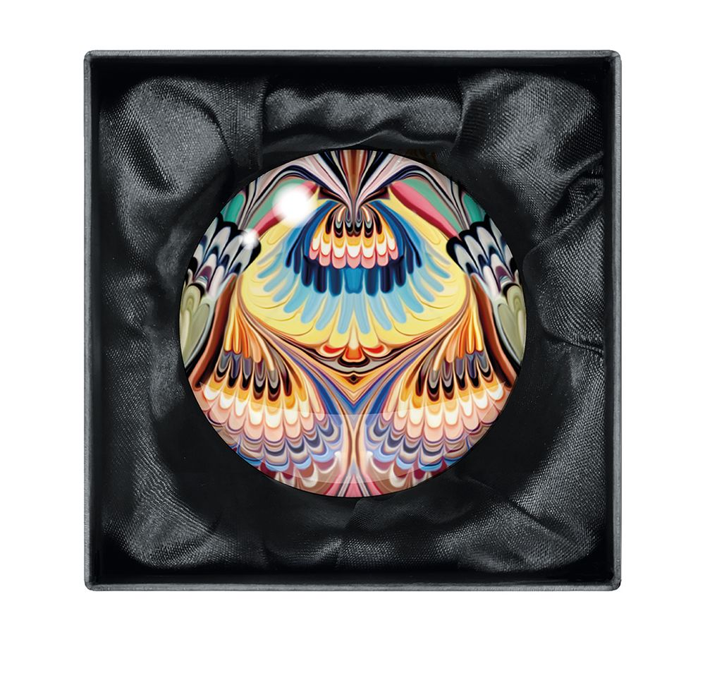 Mary Katrantzou Mirror Marble Crystal Dome Paperweight - Bee's Emporium