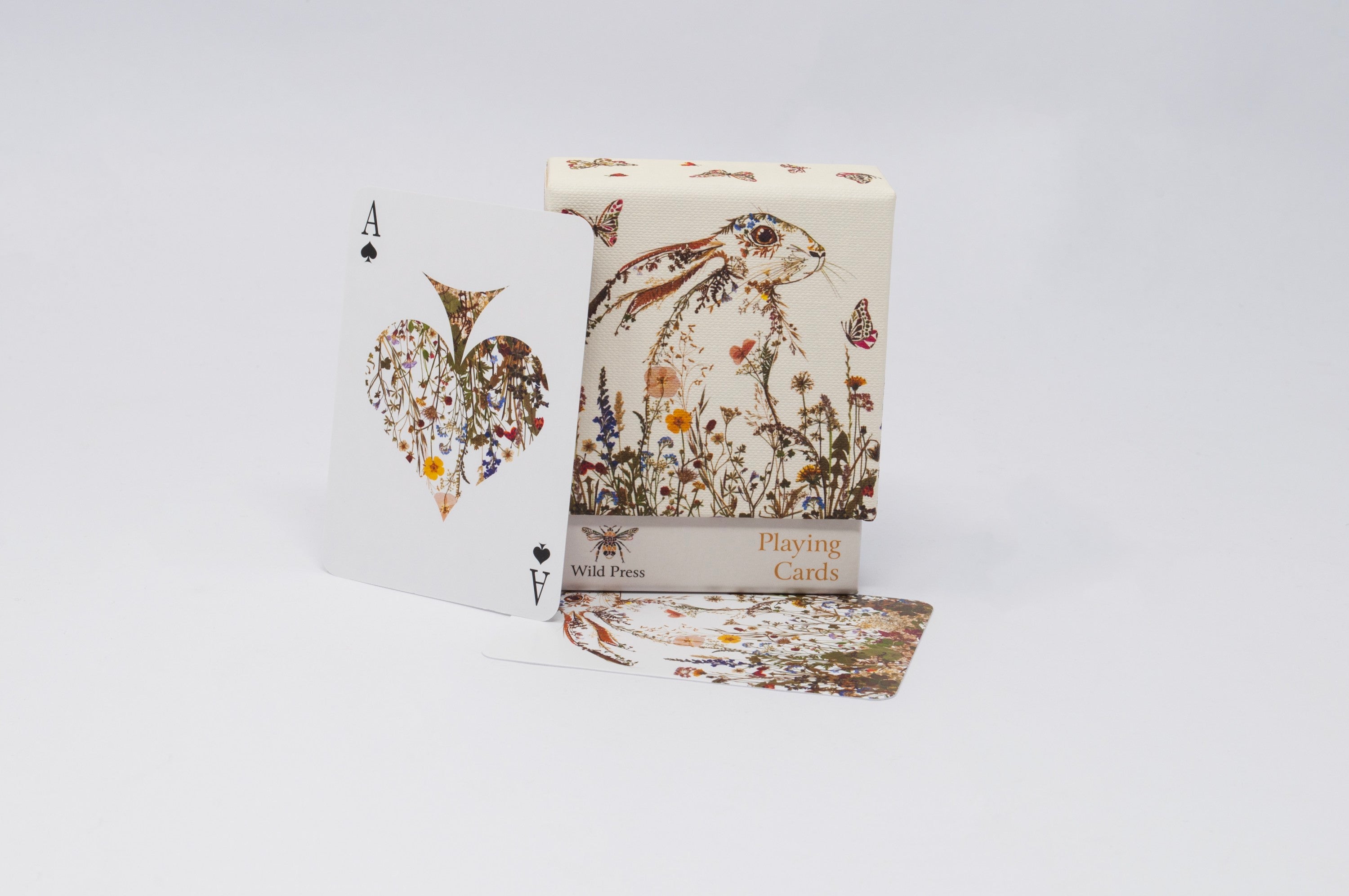Wild Press Wildflower Hare Playing Cards