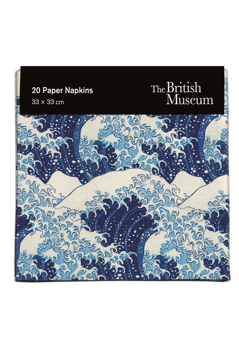 The British Museum The Great Wave Pack of 20 Paper Napkins